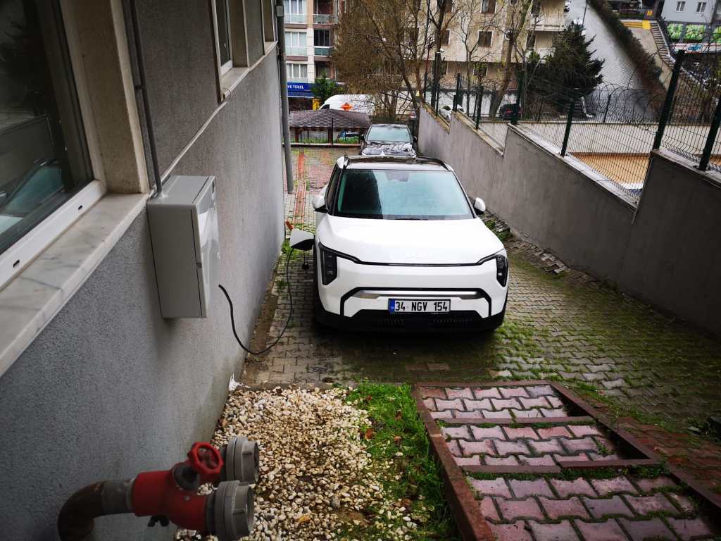 Kablo ve pano iç tesisat örneği